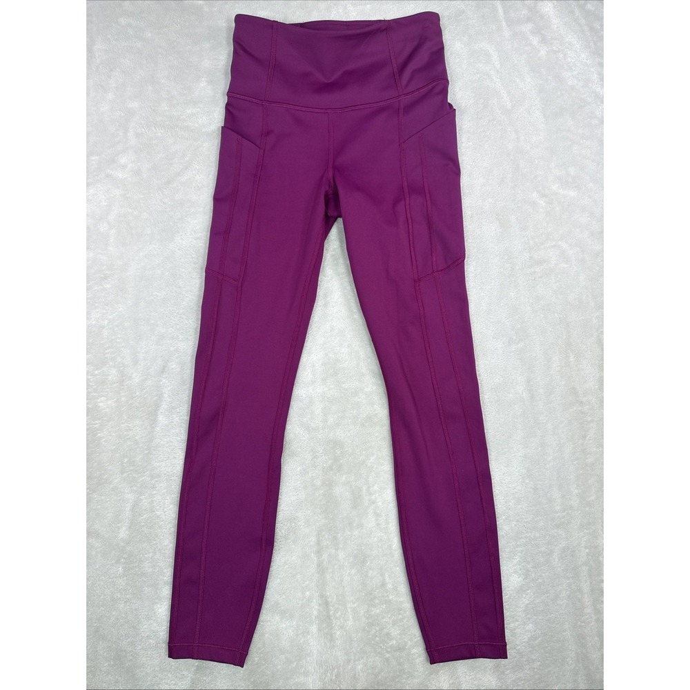 Athleta Ultimate Stash II Pocket 7/8 Tight Legging Purple Women XXSmall - Picture 1 of 8